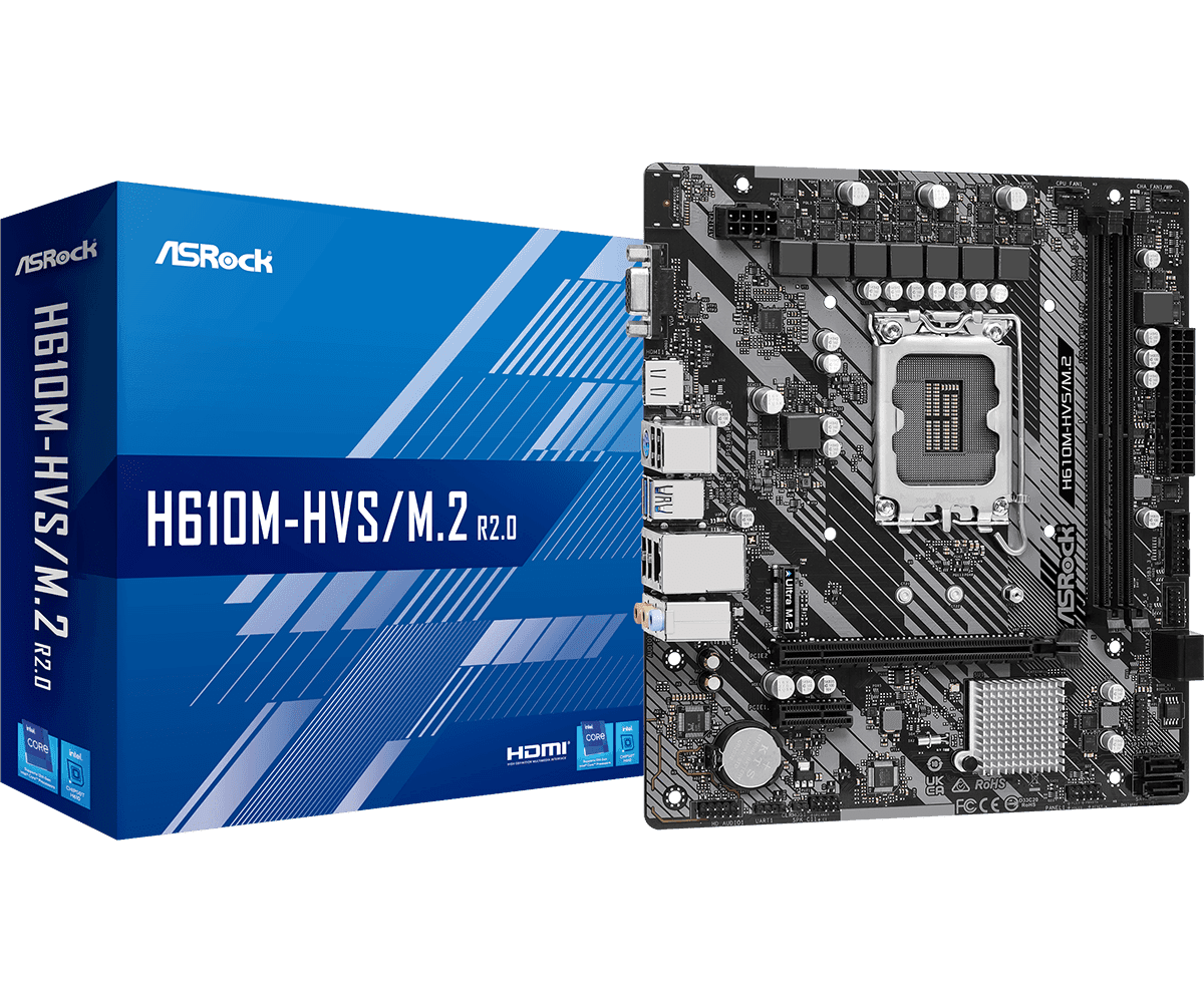 H610M-HVSM.2 R2.0(L1) CARTE MERE ASROCK - H610M-HVS M2 – Image 1