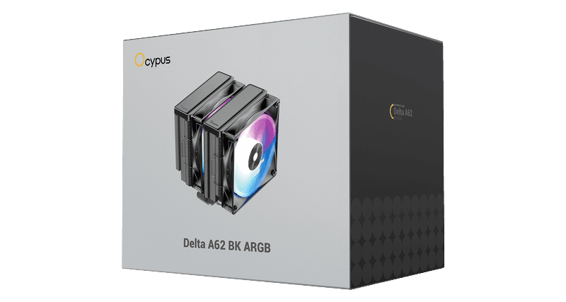 0d49daa096ea93e5a1352495772698c5 Ventilateur OCYPUS - Delta A62 Noir ARGB – Image 1