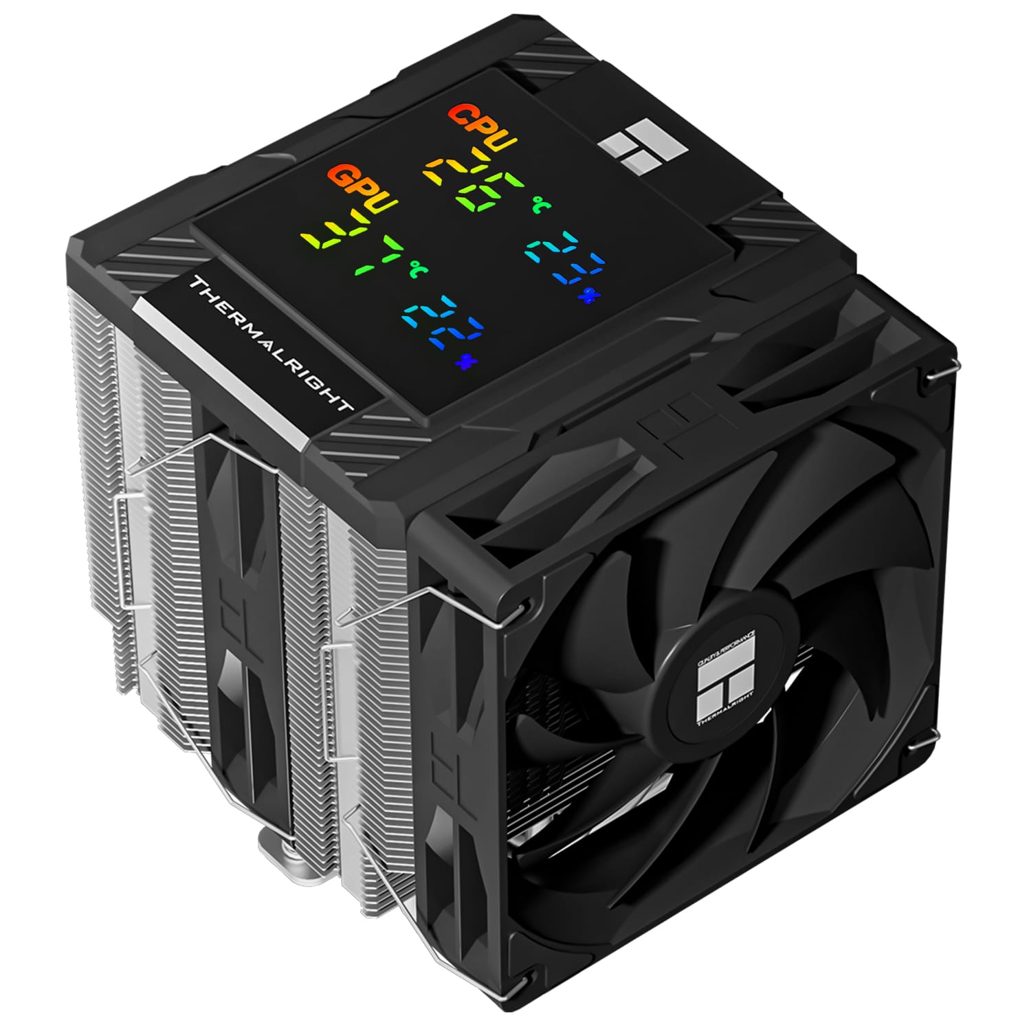 1-1 Ventilateur THERMALRIGHT - Peerless Assassin 120 Digital Noir – Image 1
