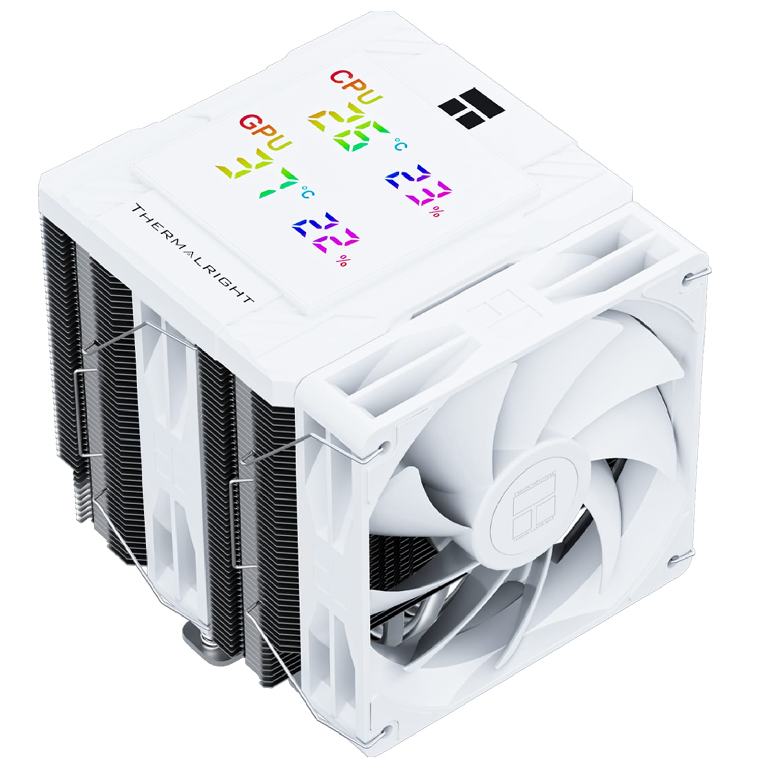 1-10 Ventilateur THERMALRIGHT - Peerless Assassin 120 Digital Blanc – Image 1